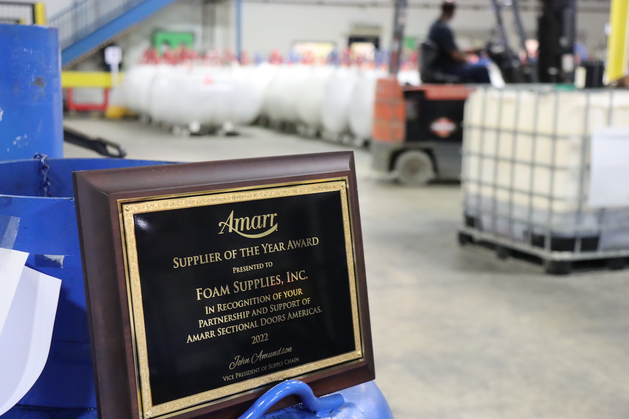 Celebrating a Milestone: FSI Honored as Supplier of the Year by Amarr Sectional Doors of America