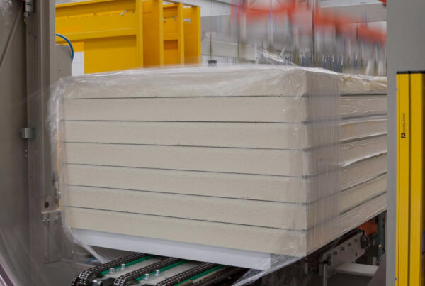 production of discontinuous insulating panel with ecomate polyurethane foam FSI