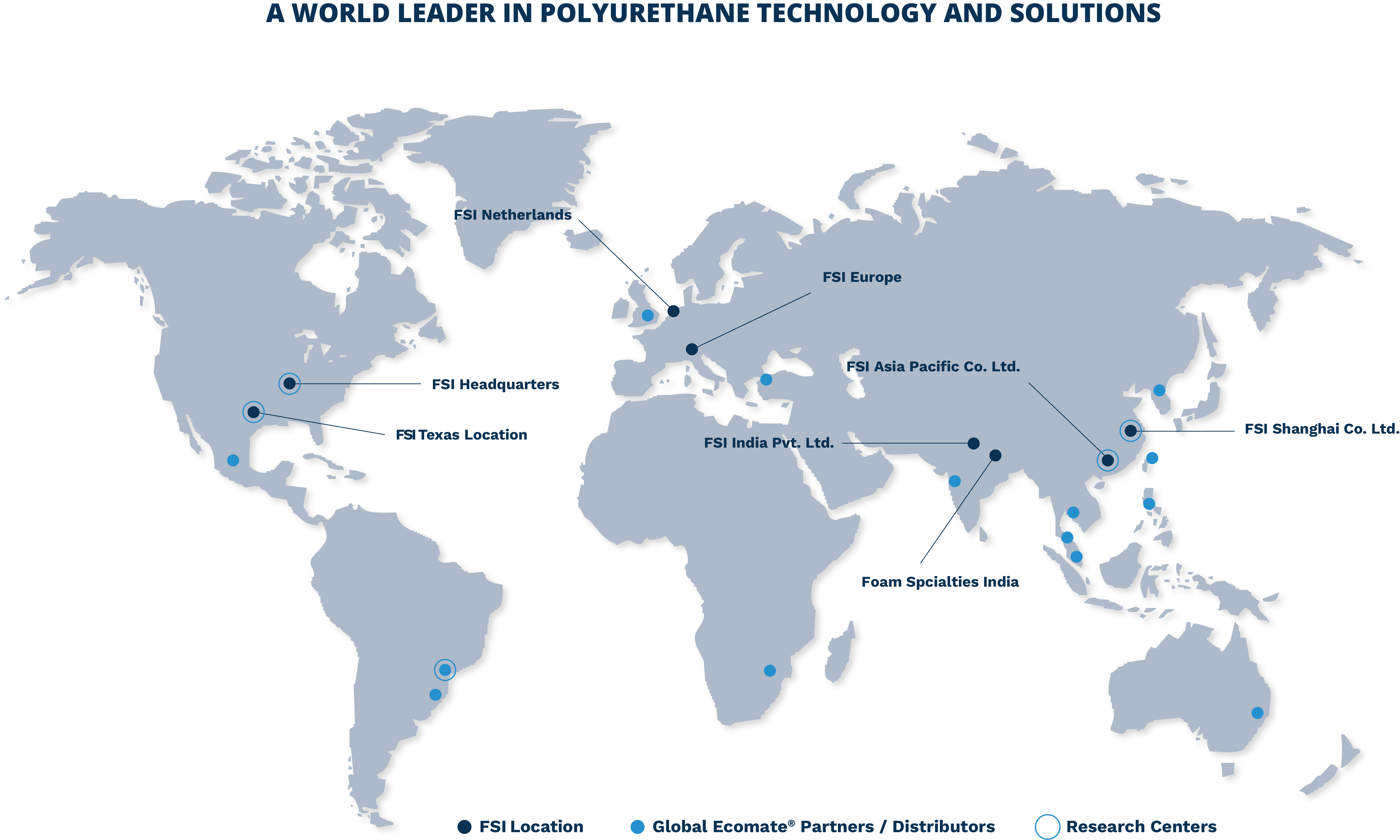 FSI locations global map