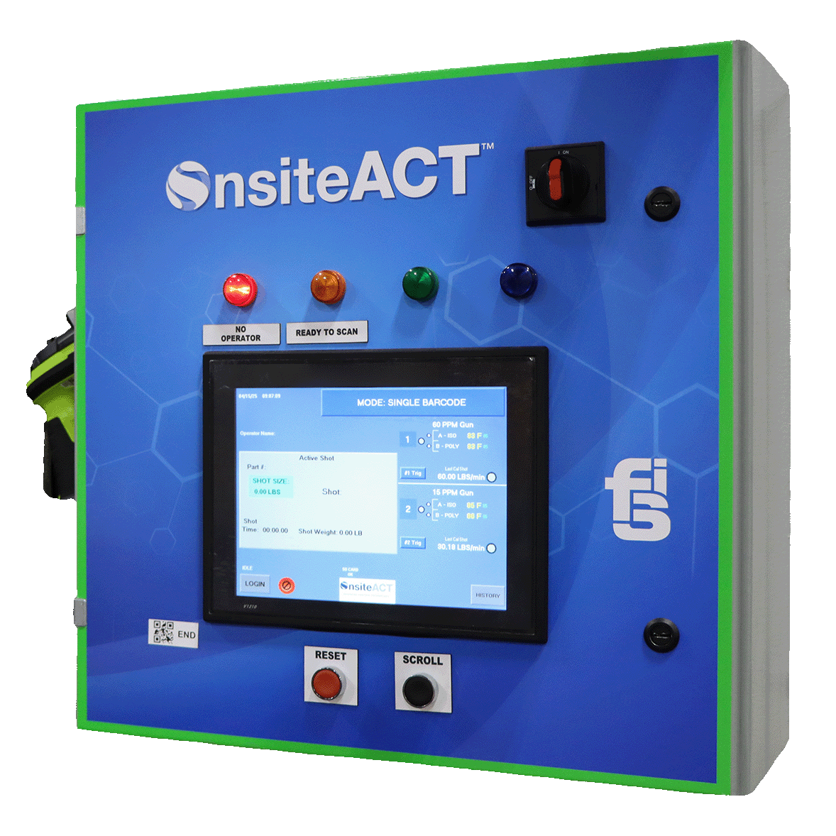 Onsite ACT 1 Polyurethane precision for manufacturing production lines, Onsite ACT, advanced control technology