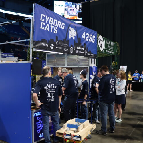 WCA Cyborg Cats Robotics Team St. Louis Regional Competition 2025 4