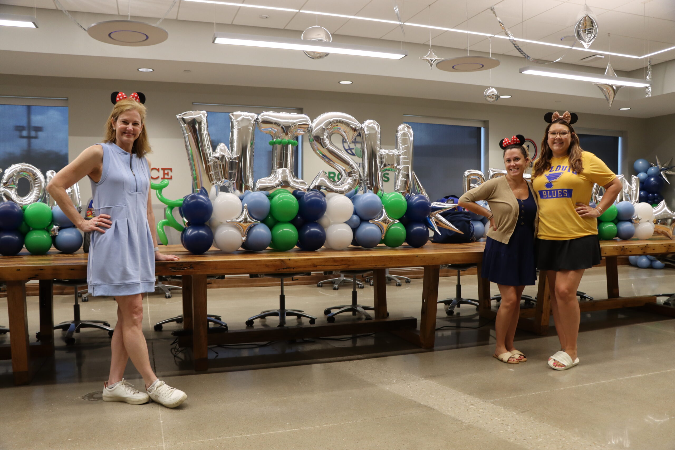 Joyful moments during the 2025 Make-A-Wish reveal celebration at FSI HQ in St Louis, Missouri