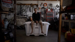 17 Hours captures the story of Joe Tessa, a commercial fisherman who survived 17 hours in a Grizzly cooler during Hurricane Milton after the boat he captained sank in the Gulf of Mexico.