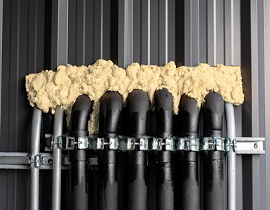 therma-froth-patchwork-foam-application